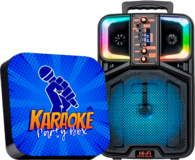 Kit completo Karaoke Party Box
